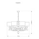 подвесная люстра kutek mood tivoli tiv-zw-6 (n)