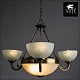подвесная люстра arte lamp windsor white a3777lm-3-2ab