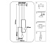 подвесной светодиодный светильник ambrella light comfort linetech fl66365