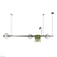 подвесной светодиодный светильник loft it jardin 10121/c dark grey