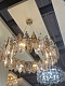 подвесная люстра crystal lux trevi sp8 brass