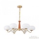 подвесная люстра arte milano napoli 310166/d780/6 bs/wd