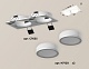встраиваемый светильник ambrella light techno xc7635041 (c7635, n7120)