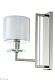бра crystal lux nicolas nicolas ap1 nickel/white