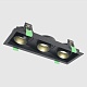 встраиваемый светильник crystal lux clt 069c3 bl