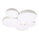 потолочная светодиодная люстра loft it drum 10218 white