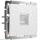 розетка werkel hammer ethernet rj-45 белый w1281001 4690389163029