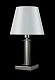 настольная лампа crystal lux nicolas nicolas lg1 nickel/white