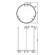 подвесная светодиодная люстра maytoni satellite mod102pl-l42wk