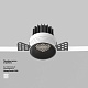 встраиваемый светильник maytoni round dl058-7w4k-trs-b