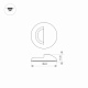 накладка arlight art-deck-cap-lid-r50 035760