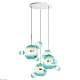 подвесная светодиодная люстра loft it bolle 2027-d3 blue
