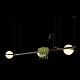 подвесной светодиодный светильник loft it jardin 10121/c dark grey